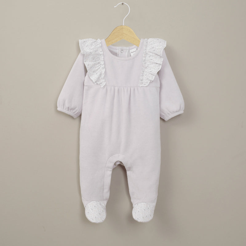 Osito Lila Estampado De Bebé Niña