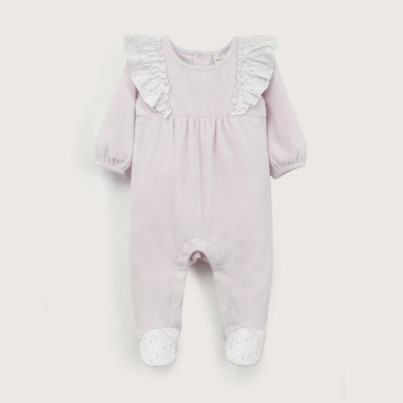 Osito Lila Estampado De Bebé Niña