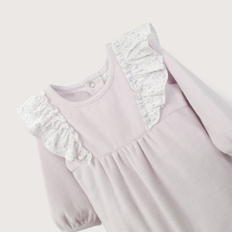 Osito Lila Estampado De Bebé Niña