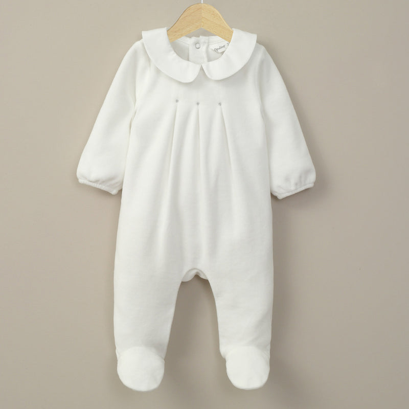 Osito Plush Blanco De Bebé Niña