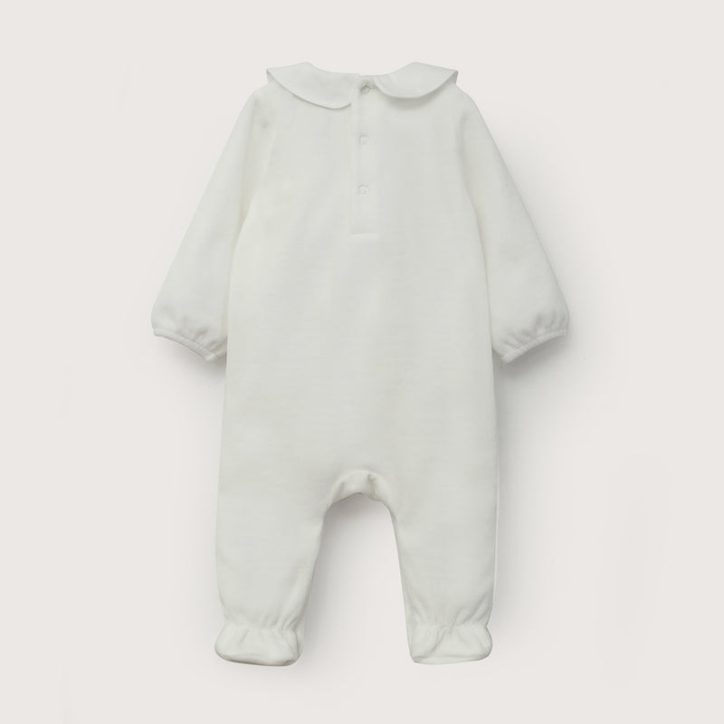 Osito Plush Blanco De Bebé Niña