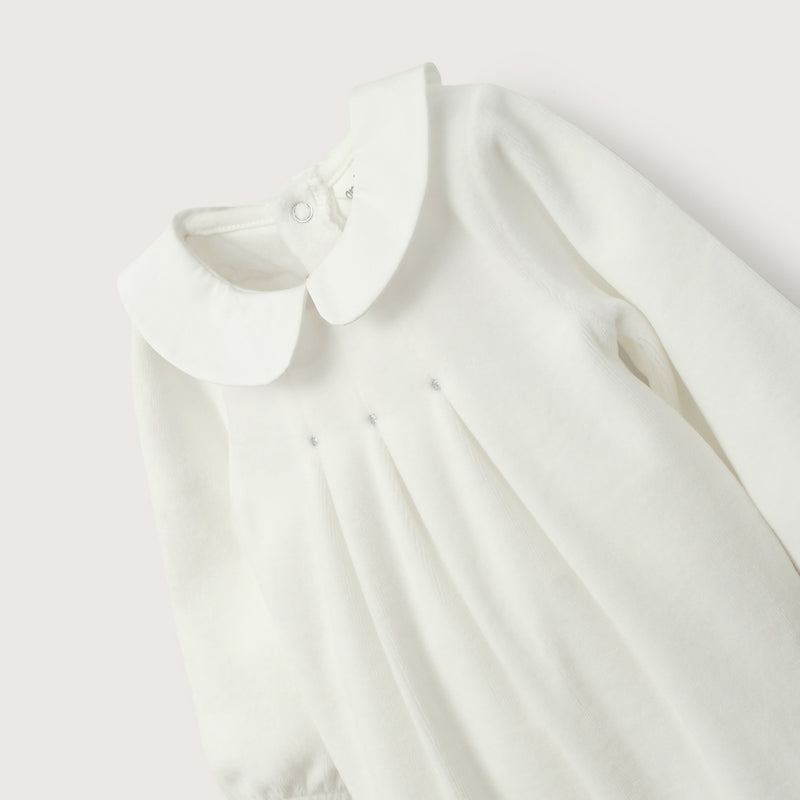 Osito Plush Blanco De Bebé Niña