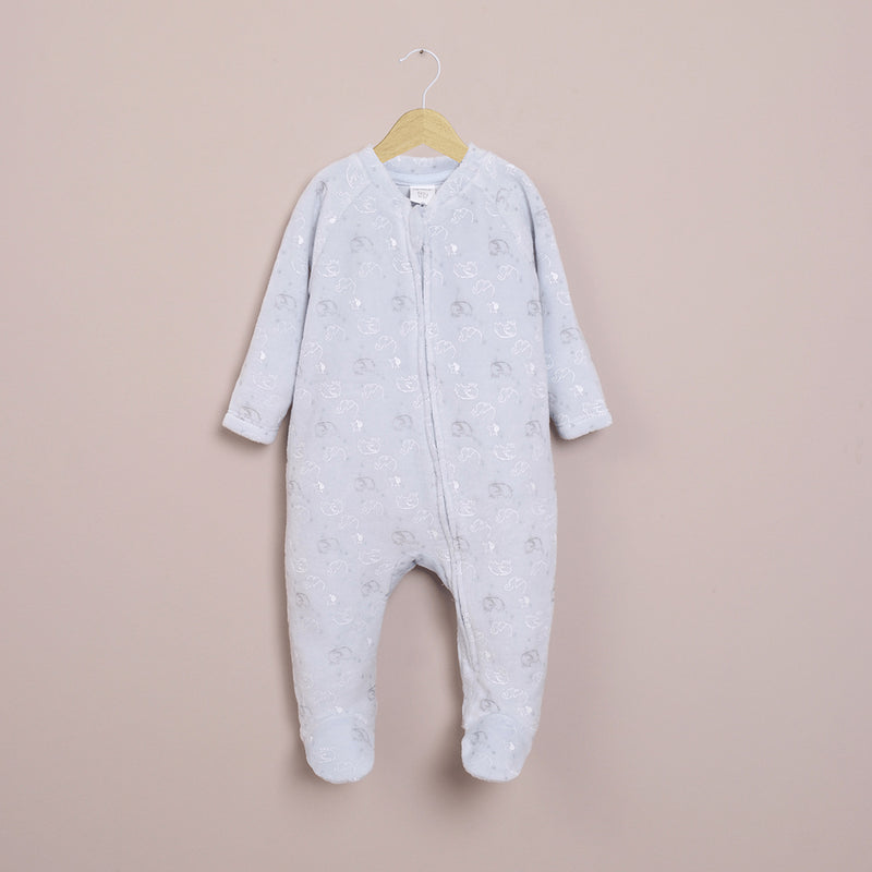 Osito Plush Celeste De Bebé Niño