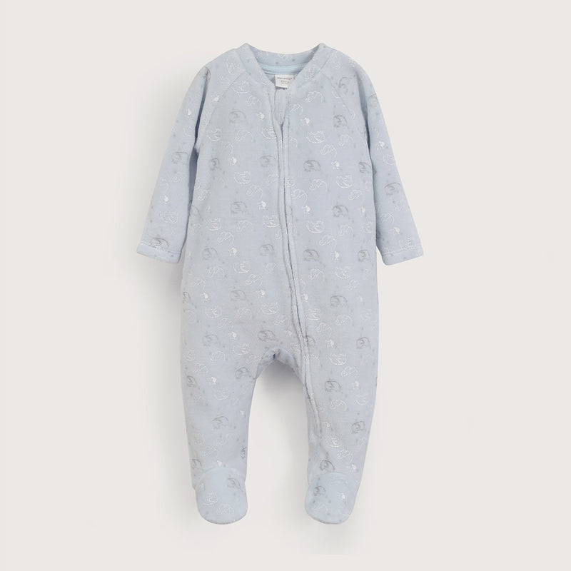 Osito Plush Celeste De Bebé Niño