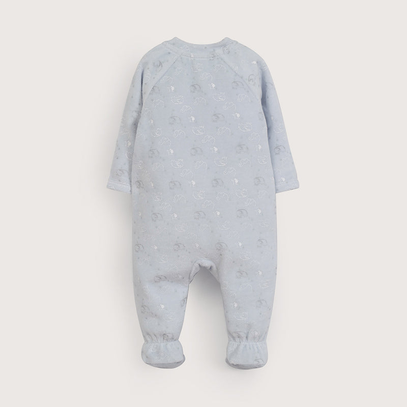 Osito Plush Celeste De Bebé Niño