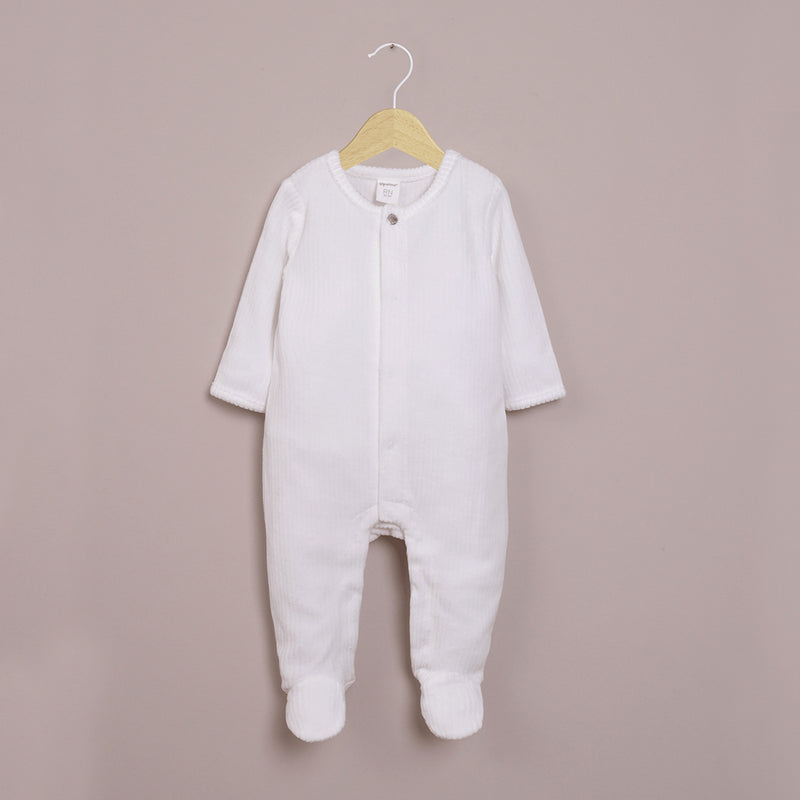 Osito Plush Blanco De Bebé Unisex