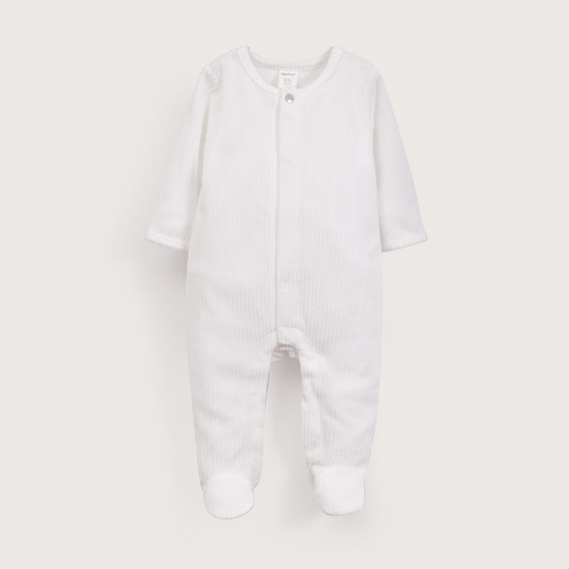 Osito Plush Blanco De Bebé Unisex