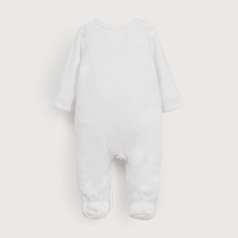 Osito Plush Blanco De Bebé Unisex