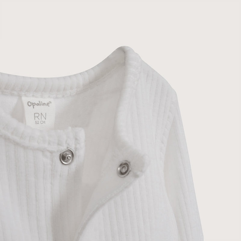 Osito Plush Blanco De Bebé Unisex