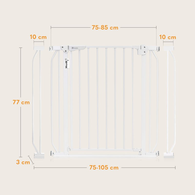 Puerta De Seguridad Led Truus Slim White