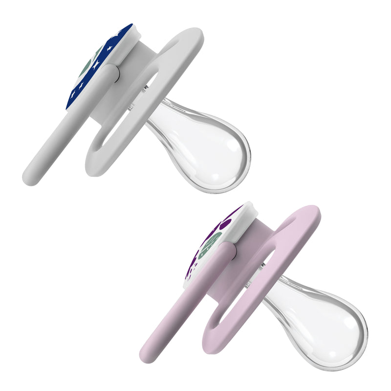 Chupete Advantage de Noche, Naturaleza Púrpura 0-6M, 2UN Dr. Brown's