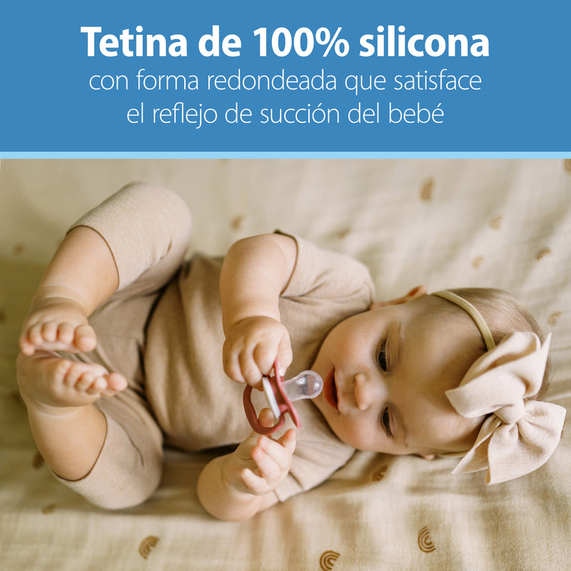 Chupete Advantage de Noche, Naturaleza Azul 6-18, 2UN Dr. Brown's