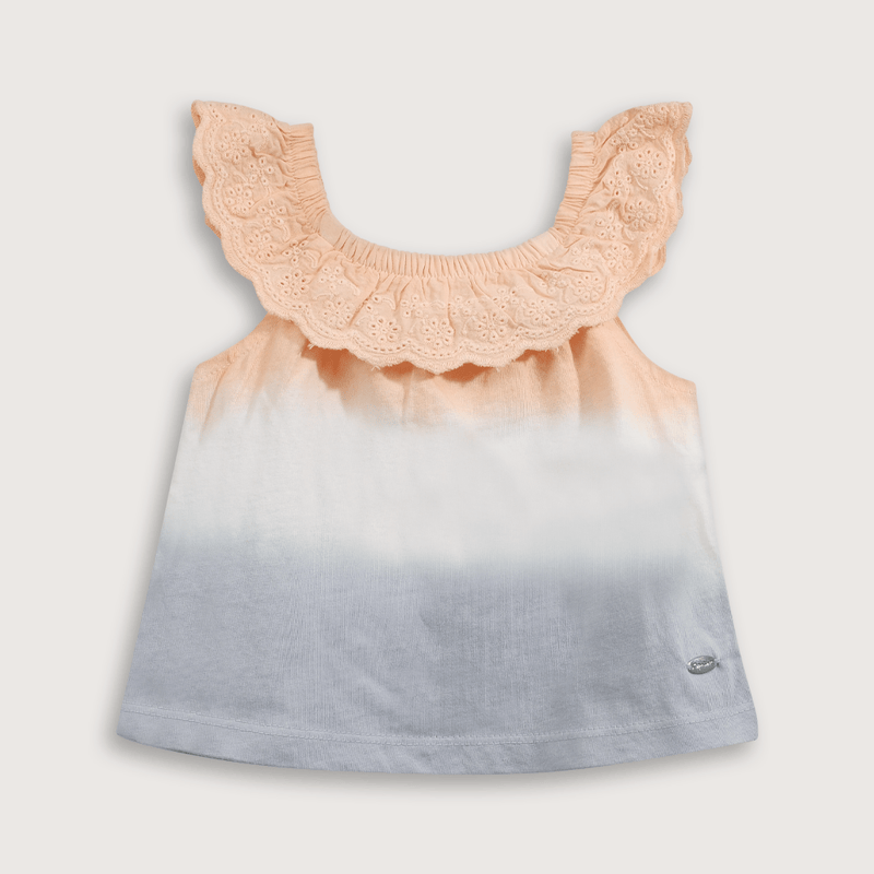 Polera Manga Con Vuelo