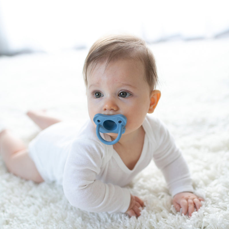 Chupete una sola pieza 0-6M Azul Dr. Brown's