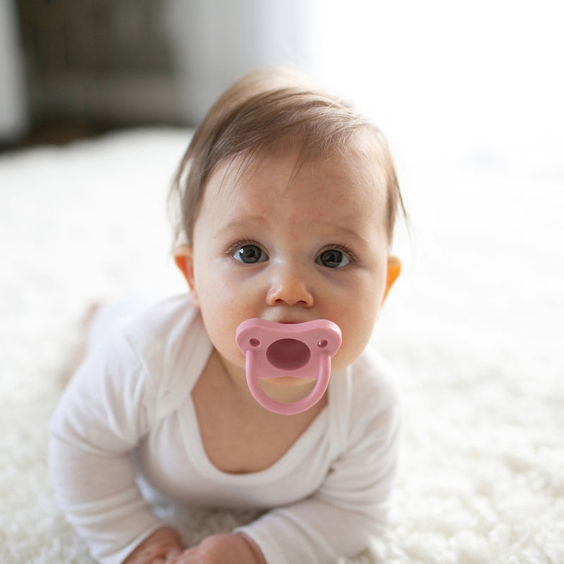 Chupete una sola pieza 0-6M Rosado Dr. Brown's
