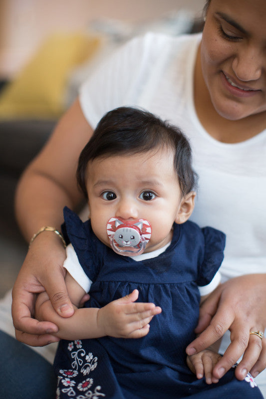 Chupete Prevent 0-6M 2UN Rosado Dr. Brown's