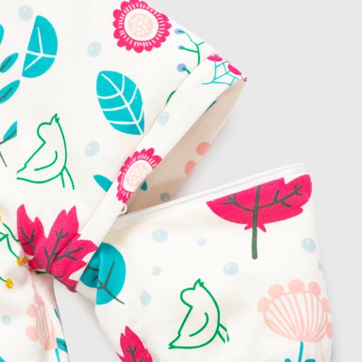 Saquito De Dormir Tog 1.0 Con Pies Diseño Jardin 6-12 Meses