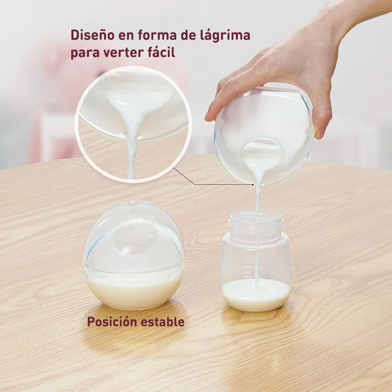 Colector de Leche Materna Momcozy – Silicona Extra Suave y Anti-derrames