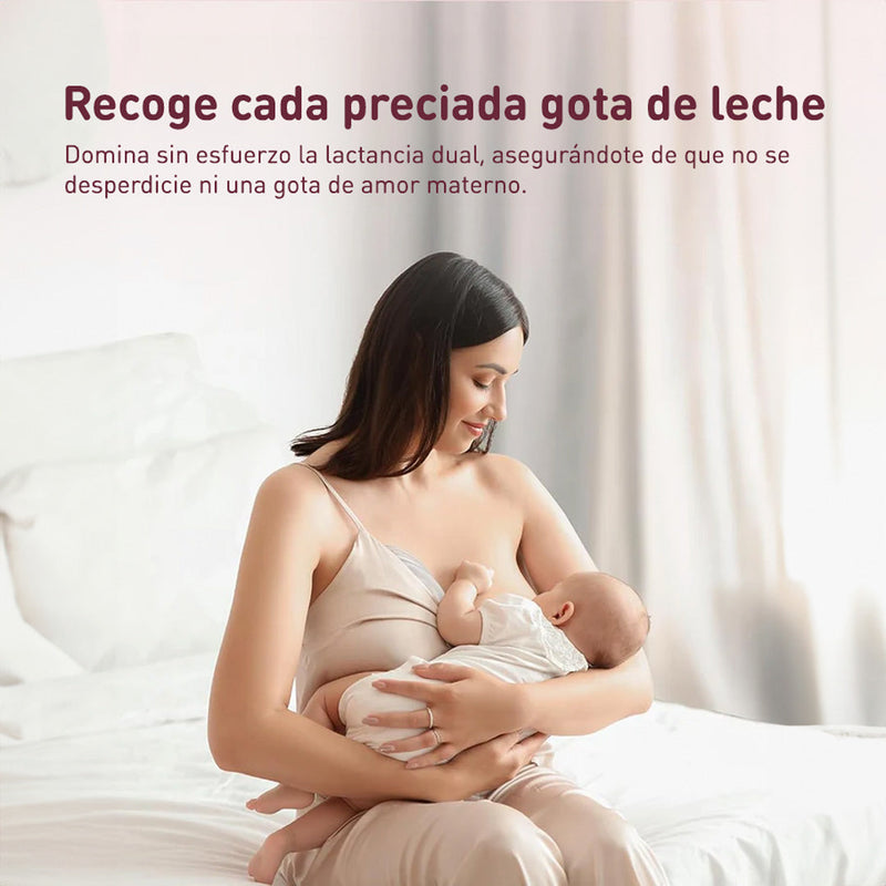 Colector de Leche Materna Momcozy – Silicona Extra Suave y Anti-derrames