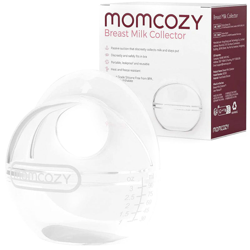 Colector de Leche Materna Momcozy – Silicona Extra Suave y Anti-derrames