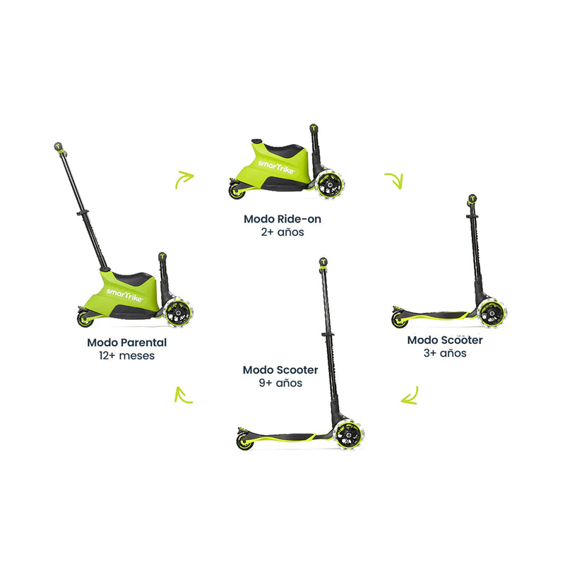 Xtend Scooter Ride-on 3 en 1 Lime