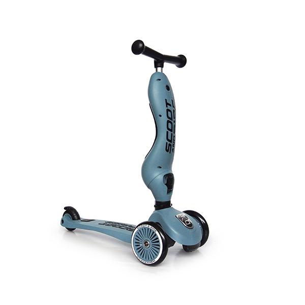 Scooter 2 en 1 Highwaykick 1 Acero - Scoot and Ride