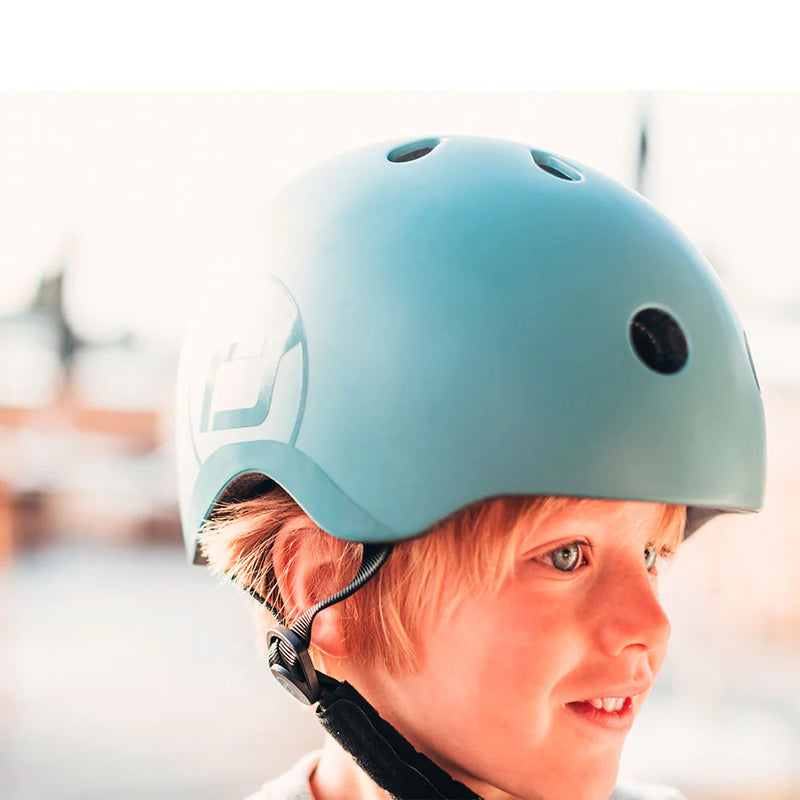 Casco Ajustable S-M Acero - Scoot And Ride