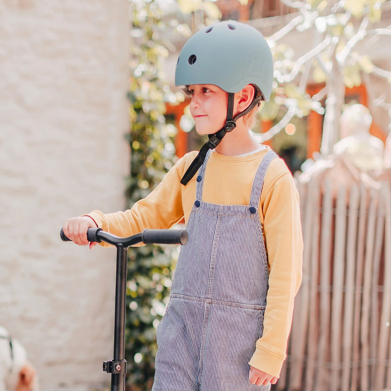 Casco Ajustable S-M Acero - Scoot And Ride