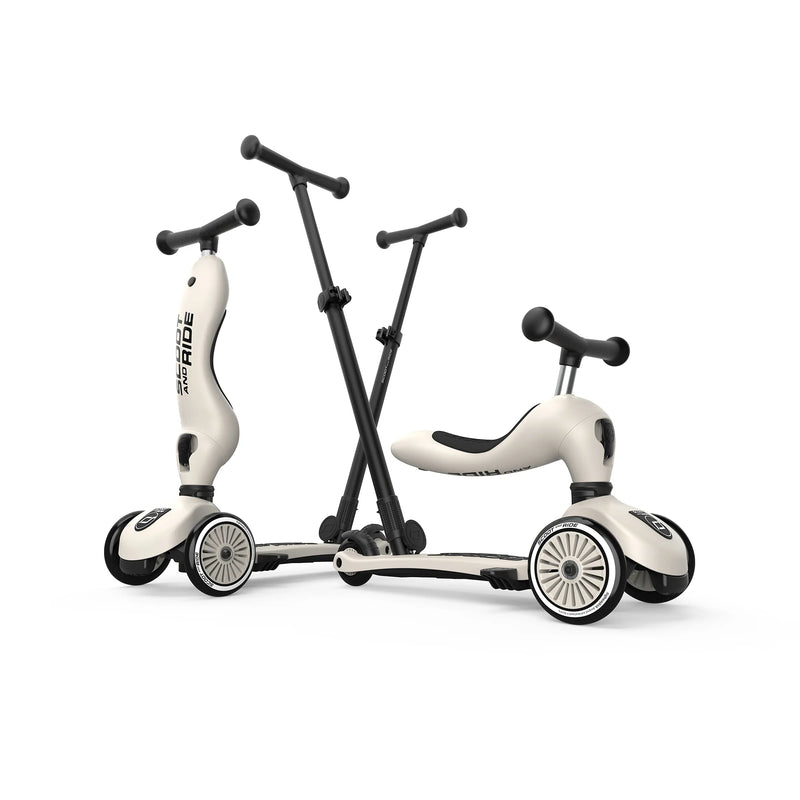 Scooter 2 en 1 K1 Highwaykick  Push and Go Ash - Scoot and Ride