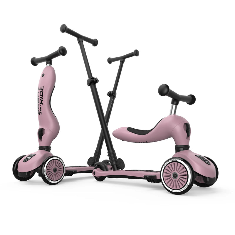 Scooter 2 en 1 K1 Highwaykick  Push and Go Wildberry - Scoot and Ride