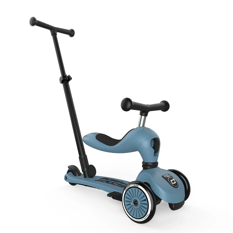 Scooter 2 en 1 K1 Highwaykick  Push and Go Steel - Scoot and Ride