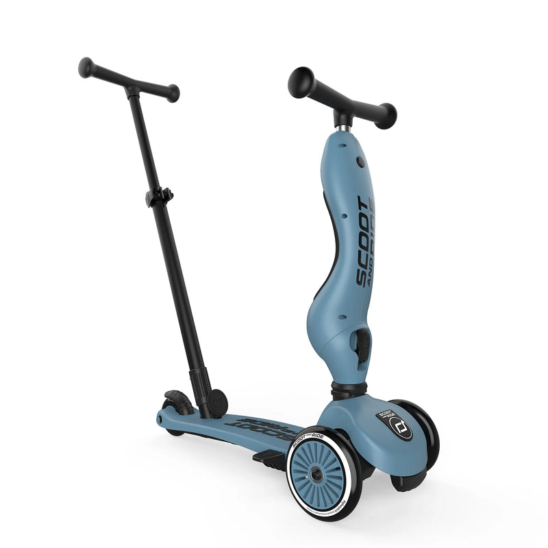 Scooter 2 en 1 K1 Highwaykick  Push and Go Steel - Scoot and Ride