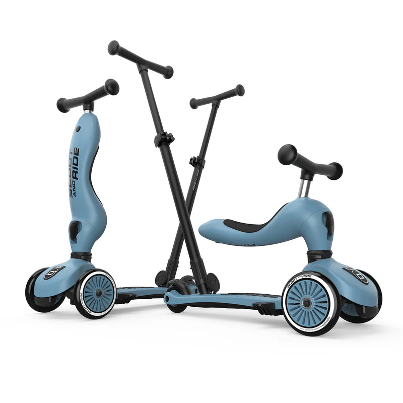 Scooter 2 en 1 K1 Highwaykick  Push and Go Steel - Scoot and Ride