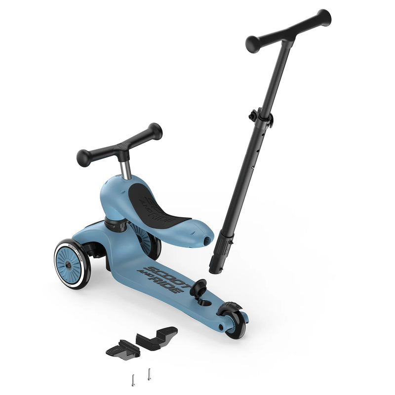 Scooter 2 en 1 K1 Highwaykick  Push and Go Steel - Scoot and Ride