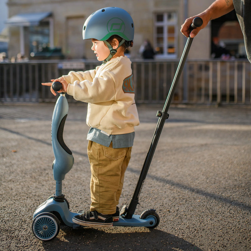 Scooter 2 en 1 K1 Highwaykick  Push and Go Steel - Scoot and Ride