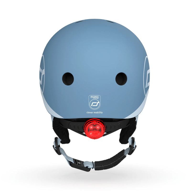 Casco Ajustable XXS-S Steel - Scoot and Ride