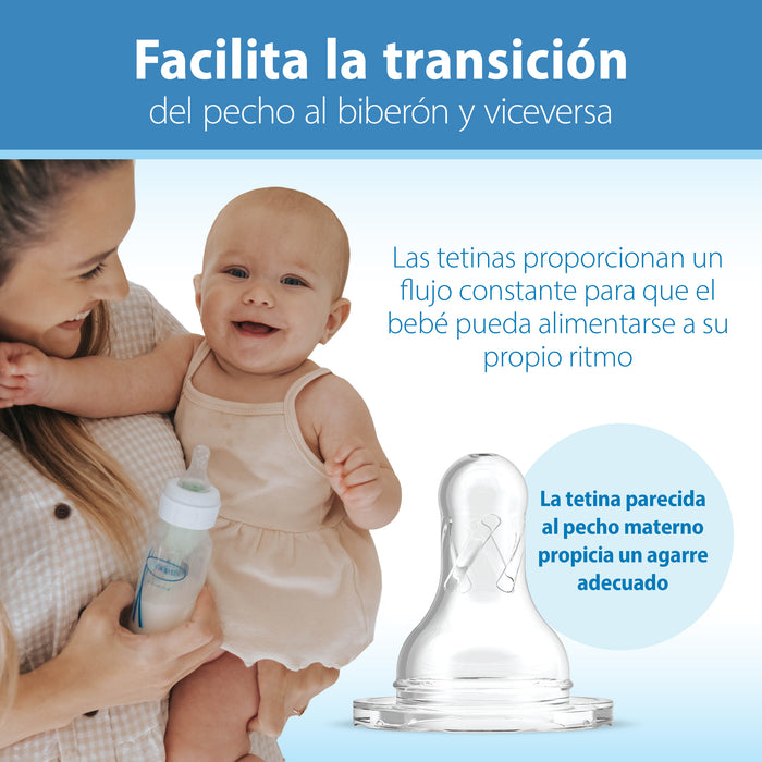 Pack 2 Mamaderas Anticólico Estándar Vidrio 120ml Dr. Brown's