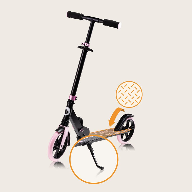 Scooter Luca de Aluminio Plegable con Ruedas PU y Manillar Ajustable