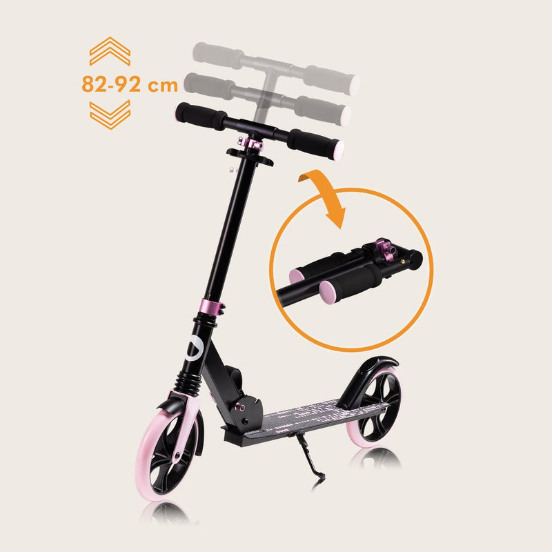 Scooter Luca de Aluminio Plegable con Ruedas PU y Manillar Ajustable