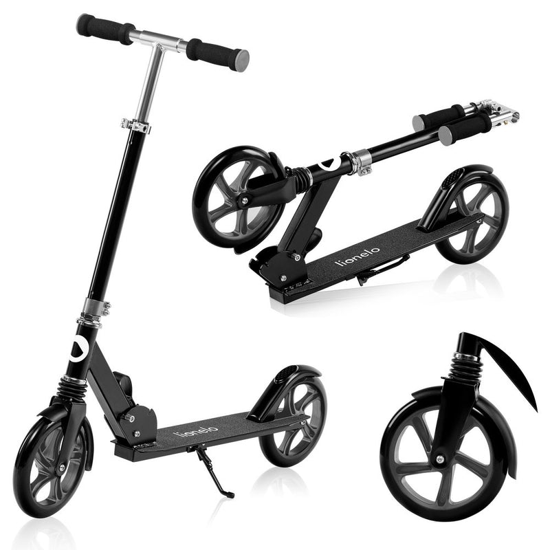 Scooter Luca de Aluminio Plegable con Ruedas PU y Manillar Ajustable