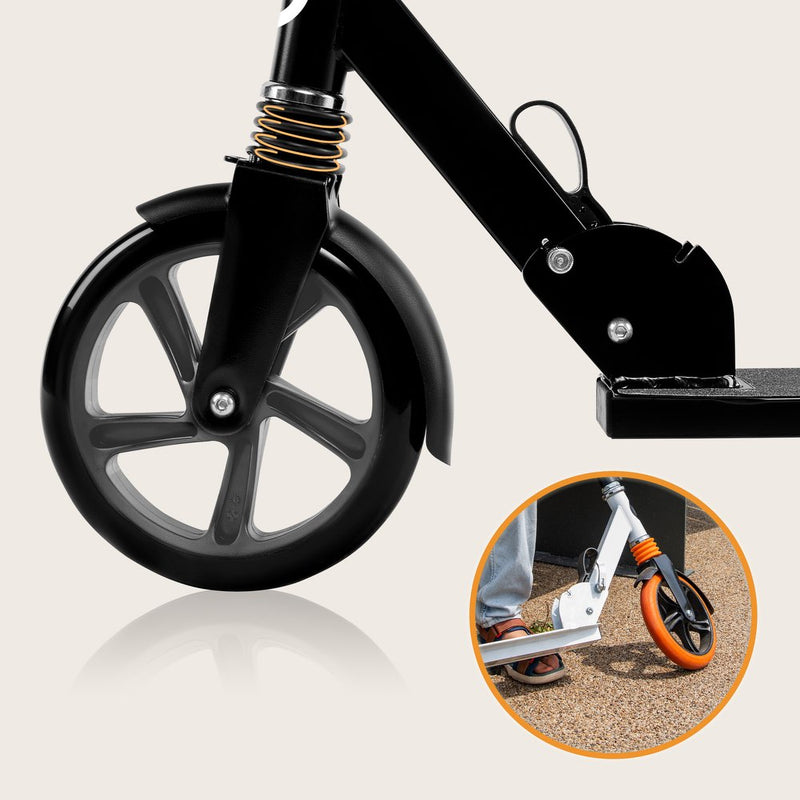 Scooter Luca de Aluminio Plegable con Ruedas PU y Manillar Ajustable
