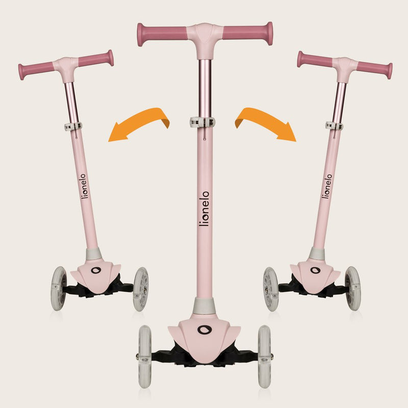 Scooter Infantil 3 Ruedas Lionelo Jessy con Luces LED y Manillar Ajustable