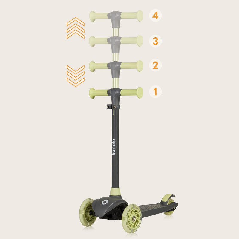 Scooter Infantil 3 Ruedas Lionelo Jessy con Luces LED y Manillar Ajustable