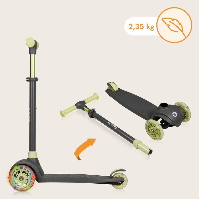 Scooter Infantil 3 Ruedas Lionelo Jessy con Luces LED y Manillar Ajustable