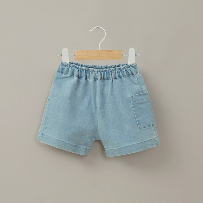 Short de jeans de bebé unisex