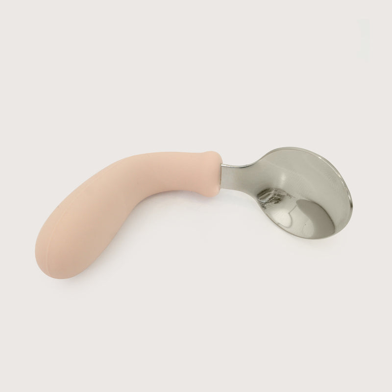 Set Cuchara + Tenedor Silicona & Acero Inox Giratorios