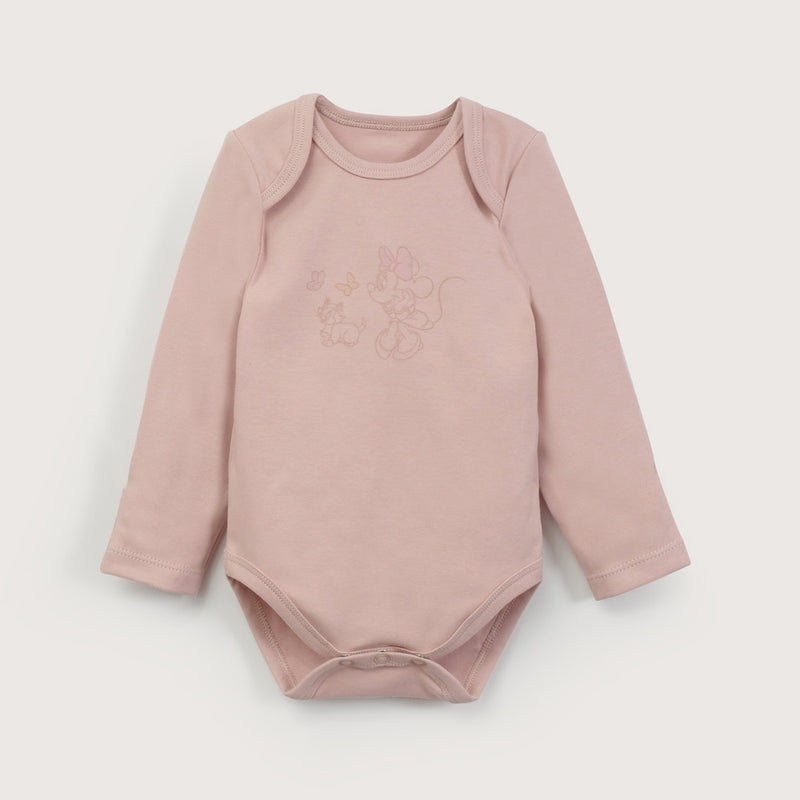 Tripack bodies manga larga disney de bebé niña