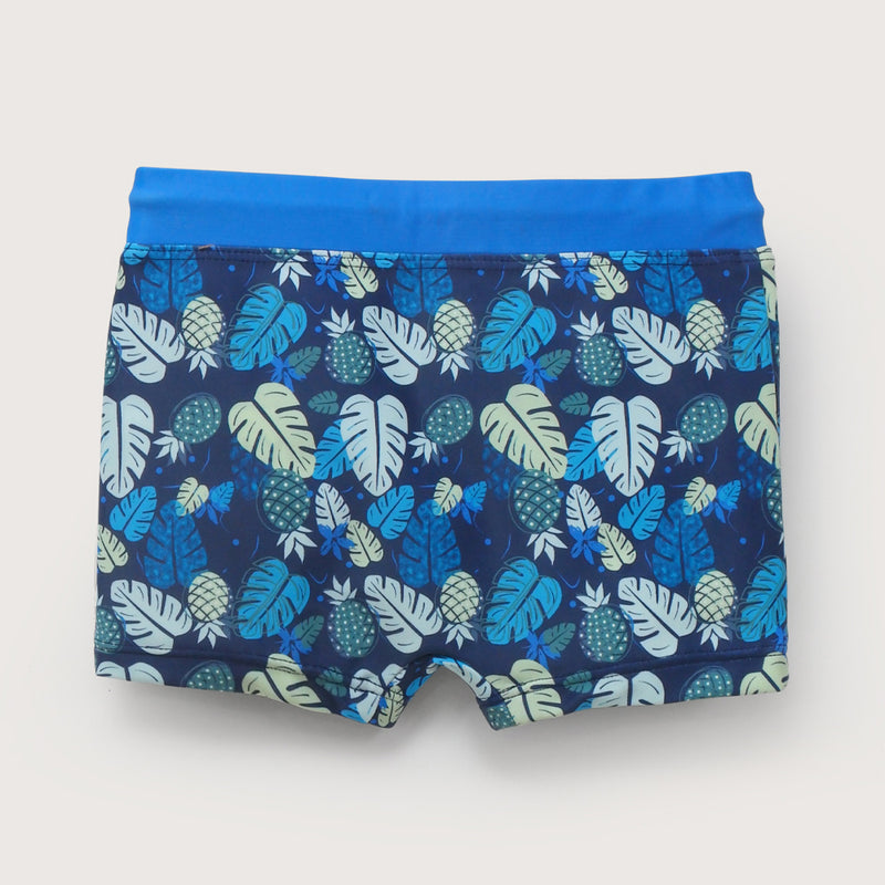 Short traje de baño azul de niño