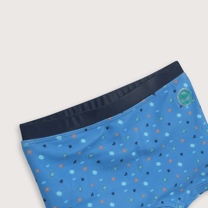 TRAJE DE BAÑO NIÑO AZUL