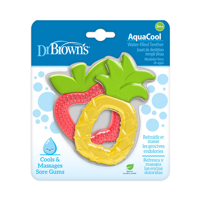 Mordedor de agua 3M+, 1 piña y 1 Manzana Dr. Brown's